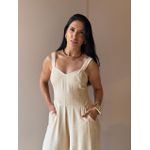 Macacão Longo Natália BEGE