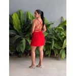 Macaquinho Celeste VERMELHO