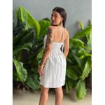 Macaquinho Liz com Detalhe em Ferragem OFF WHITE