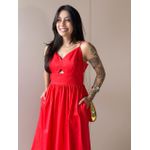 Vestido Midi Madalena VERMELHO