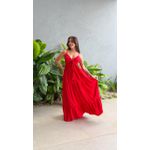 Vestido Longo Gleice VERMELHO