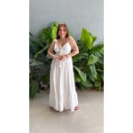 Vestido Longo Gleice OFF WHITE