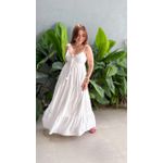 Vestido Longo Gleice OFF WHITE