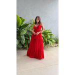 Vestido Longo Gleice VERMELHO