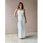 Vestido Midi Betina OFF WHITE