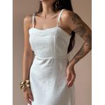 Vestido Midi Betina OFF WHITE