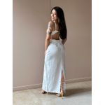 Vestido Midi Betina OFF WHITE