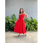 Vestido Midi Flavia VERMELHO.