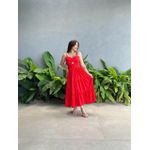 Vestido Midi Flavia VERMELHO.