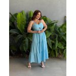 Vestido Midi Flavia AZUL BEBE.