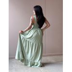 Vestido Longo Rosalia VERDE MENTA