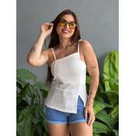 Blusa Assimetrica Juju OFF WHITE