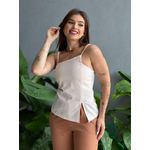 Blusa Assimetrica Juju CREME