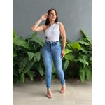 Body Nula Manga em Poliamida BRANCO