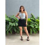 Saia Jeans Nexxo 04 PRETO