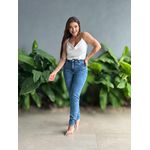 Calça Mom Jeans Nexxo com Elastano LAVAGEM MEDIA 