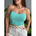 Cropped Corselet Tamara VERDE ÁGUA