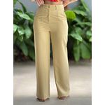 Calça Pantalona Taila em Alfaiataria AMARELO