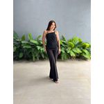 Calça Pantalona Taila em Alfaiataria PRETO