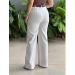 Calça Pantalona Taila em Alfaiataria OFF WHITE