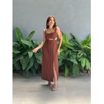 Vestido Midi Jhenifer MARROM