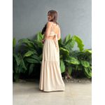 Vestido Longo Nicole BEGE