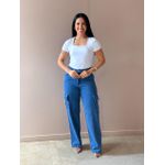 Blusa Baby Look Sandra BRANCA