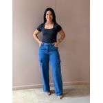 Blusa Baby Look Sandra PRETA