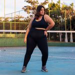 Calça Legging Cós Largo K2B Plus Size PRETO