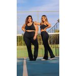 CALÇA K2B FLARE SEM BOLSO - MARZINE PRETO