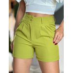 Shorts Raissa em Liocel VERDE OLIVA