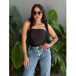 Cropped Tube Top PRETO