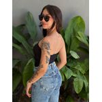 Cropped Tube Top PRETO