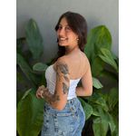 Cropped Tube Top BRANCO