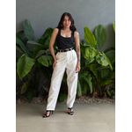 Cropped Regata Aisha Alças Largas PRETO