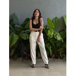 Cropped Regata Aisha Alças Largas PRETO