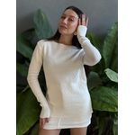 Tricot Agnes Manga Longa OFF WHITE