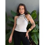Blusa Regata Diana em Tricot OFF WHITE