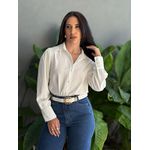 Camisa Lidia Manga Longa OFF WHITE
