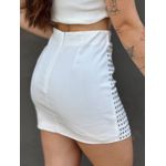 Saia Curta Espelhos BRANCO