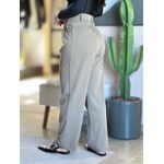 Calça Alfaiataria com Barra Reta BEGE
