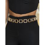 Cinto em metal Quadrados DOURADO