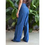 Calça Wide Legg Jeans Nexxo 11 LAVAGEM ESCURA 