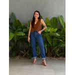 Calça Mom Jeans Nexxo 14 LAVAGEM ESCURA 
