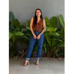 Calça Mom Jeans Nexxo 14 LAVAGEM ESCURA 