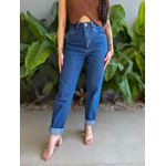 Calça Mom Jeans Nexxo 14 LAVAGEM ESCURA 