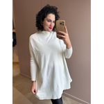Poncho em Tricot OFF WHITE