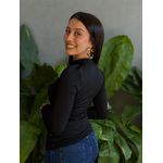 Blusa Térmica Manga Longa Gola Redonda PRETO