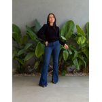 Tricot Olga Manga Longa PRETO