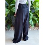 Calça Pantalona Leila com Elástico no cós PRETO